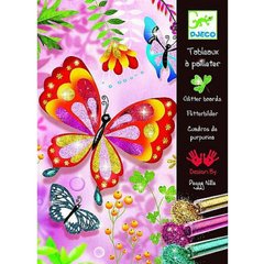 Набор для творчества Djeco рисование блёстками Блестящие бабочки DJ09503