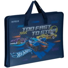 Портфель А4 Kite мод 202 Hot Wheels пластик на блискавці HW24-202