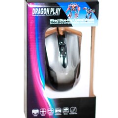 Миша Dragon Play 570, Optical USB (проводна) Silver