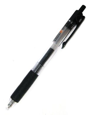 Гелева ручка AIHAO автомат, з кнопкою AH489, Рожевий