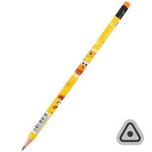 Карандаш простой графитный KITE мод 046 c ластиком Garfield GF25-046