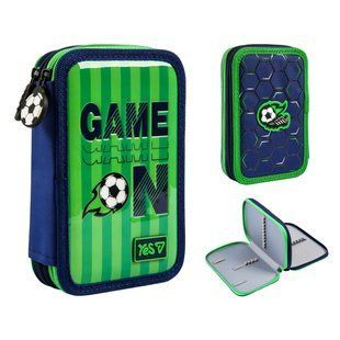 Пенал 2 отделения без наполнения Yes HP-01 Football Fan 533714