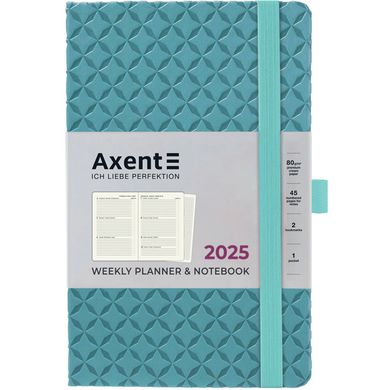 Еженедельник 2025 Axent 12,5*19,5 Partner Gently 8522-25-**-A, Сиреневый