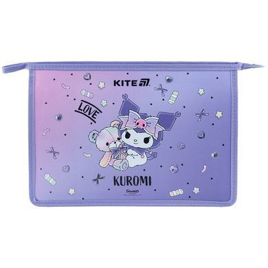 Папка А4+ Kite на блискавці Kuromi HK25-428