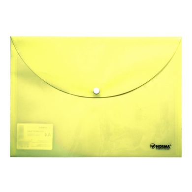 Папка-конверт А4 з кнопкою Norma Pastel 5102, Рожевий