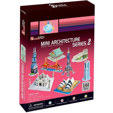 Конструктор 3D CubicFun Архітектура Миру серія 2 C058h