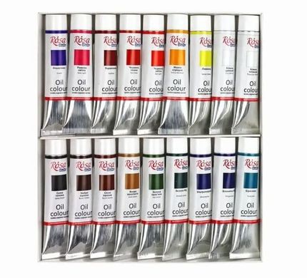 Краски масляные Rosa Studio набор 18цв. по 20мл 131008