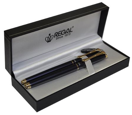 Ручки набір REGAL перо+ролер в подарунковому футлярі R12216.L.RF