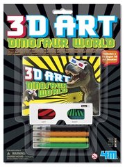 Набір для творчості 4M 3D art 'Світ дінозаврів' 3636