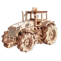 Деревянная сборная механическая 3D модель EVA Eco-Wood-Art TRACTOR 000891