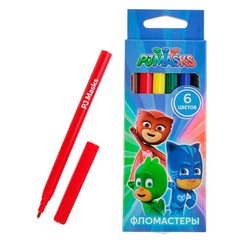 Фломастери 6кол. РОСМЕН/Перо PJ Masks Jumbo 712030