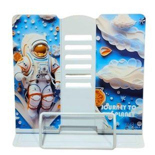 Підставка для книг металева сплошна 15,2*12,7см Космонавт DSCN3070-S