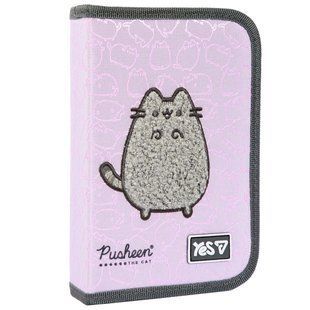 Пенал 1М Yes HP-04 Pusheen Delicacy з 2 отворотами б/н 533741