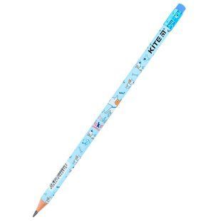 Карандаш простой графитный KITE мод 056 c ластиком Dog K24-056-1