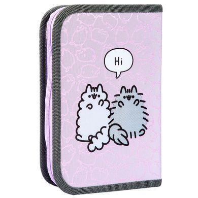 Пенал 1М Yes HP-04 Pusheen Delicacy з 2 отворотами б/н 533741