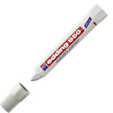 Перманентний маркер масляний EDDING e-950 Industry Painter 10мм, Білий