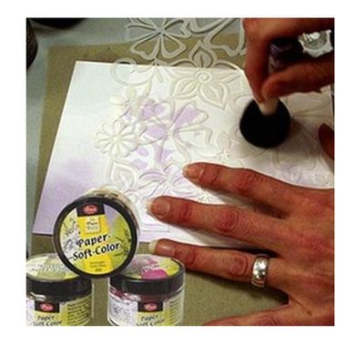 Фарба для тонування пареру VIVA Paper-soft-color 75мл VV-119030***, абрикосовый