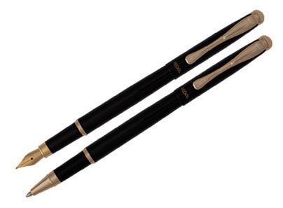 Ручки набір REGAL перо+ролер в подарунковому футлярі R12223.L.RF