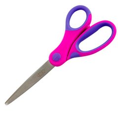 Ножницы детские 15,2см ZIBI с резиновыми вставками, розовые ZB.5015-10