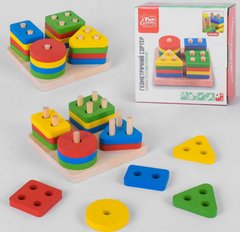 Игра для малышей 4FUN Game Club Сортер Геометрический (дерево) 80380
