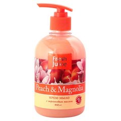 Крем-мыло жидкое 0,46л Fresh Juice с глицерином, Peach and Magnolia e.11507