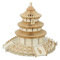 Модель 3D дерев'янна сборна WoodCraft XF-G004 Храм Неба 25,3*25,3*21,5см