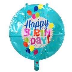 Повітряна кулька фольга Happy birthday 45*45см YY-F0119