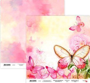 Папір для скрапбукінга Rosa Talent 30*30см Floral Poem 13 двосторонній 200 г/м 5316025