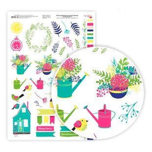 Папір для дизайну Rosa Talent А4 250г/м глянц. Floral garden-9 5311126