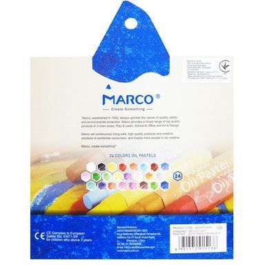 Мел пастель Marco 24 цв. 4800OP-24