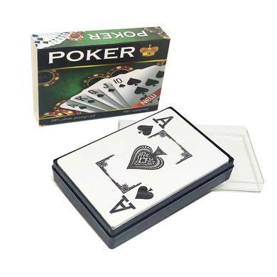 Карты игральные 1 колода 54 карты 100%пластик, в пластиковом футляре Poker Lux Y068