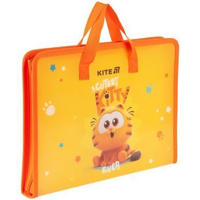 Портфель А4 Kite мод 202 Garfield пластик на молнии GF25-202