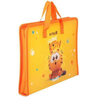 Портфель А4 Kite мод 202 Garfield пластик на молнии GF25-202