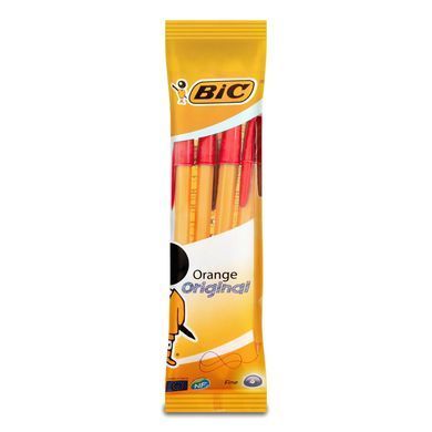 Ручки шариковые BIC набор 4шт Orange блистер bc51633*, Синий