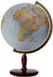 Глобус настольный диаметр 32см GLOWALA с подсветкой на деревянной ножке политико-физический 0324