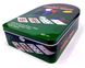 Набор Poker Game Set 120ps в металлической коробке 1040-2