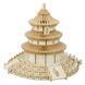 Деревянная сборная 3D модель WoodCraft Храм Неба (25,3*25,3*21,5см) XF-G004