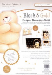 Набір заготовок для листівок Docrafts Black and Gold FFS169020
