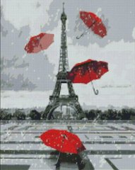 Алмазная живопись мозаика по номерам на холсте - 40*50см Идейка АМО7219 Любимый Париж