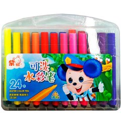 Фломастеры 24цв. Color Pen трехгранные 204-24