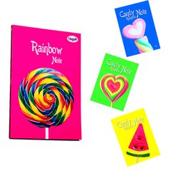 Блокнот А5 48арк. 4profiplan Artbook Rainbow Candy чистый лист, ассорти 903***