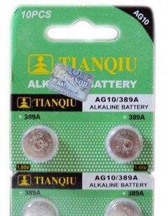 Батарейка ТАБЛЕТКА AG10/389A Tianqiu