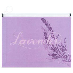 Папка А5+ Axent на молнии zip-lock Lavender-1 1498-36-A