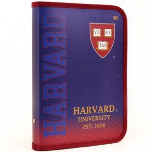 Папка для тетрадей B5 пластик 1 Вересня на молнии 491365 Harvard