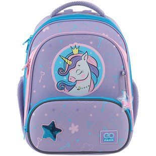 Рюкзак школьный каркасный GoPack мод 597 Education GO25-597M-3 Fairytale Unicorn 38*28*15см
