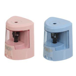 Точилка электрическая с контейнером ZIBI Pastel ZB.5515-**, Розовый