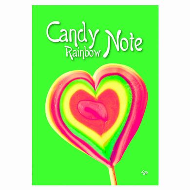 Блокнот А5 48арк. 4profiplan Artbook Rainbow Candy чистий лист, асорті 903***