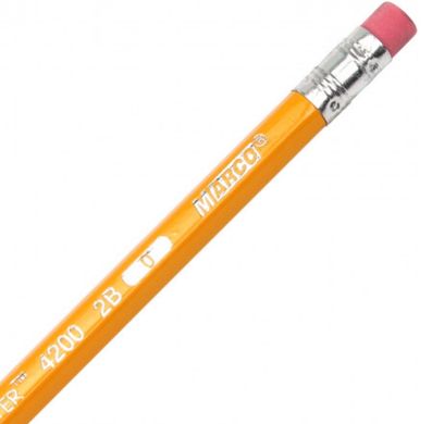 Олівець простий Marco SUPERB з гумкою 4200-2B