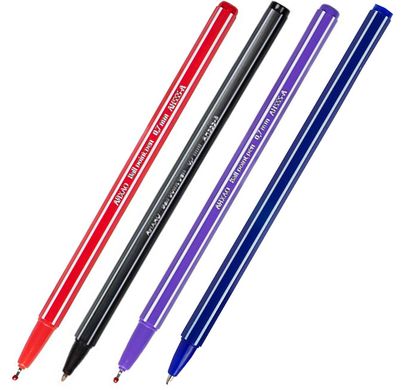 Ручка шариковая Aihao/Raddar 555, Красный