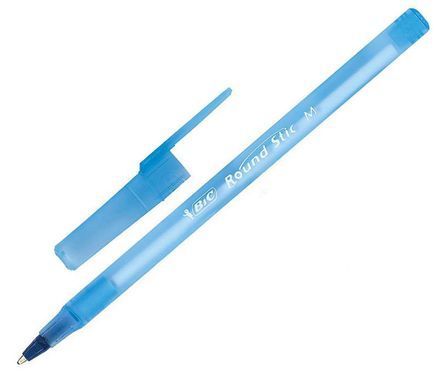 Кулькова ручка BIC Round Stic 921403/920568/928497/944176/93459, Черный
